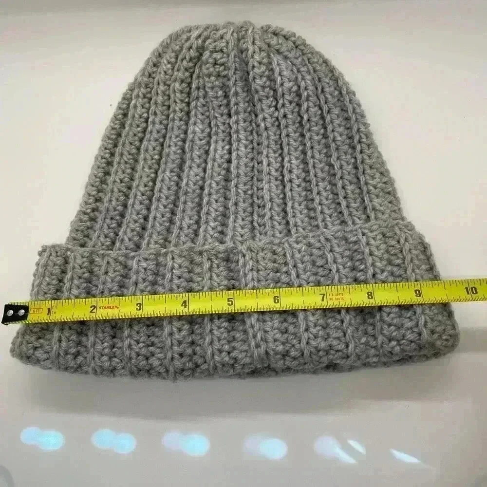 Grey Handmade Beanie